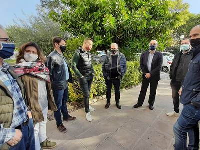 L’alcalde de Salou visita l’Associació d’Assistència Social Eluzai i l’encoratja a continuar amb la seva tasca d’ajuda a les persones més necessitades