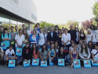 L’alcalde dóna la benvinguda als alumnes polonesos d’intercanvi a Salou