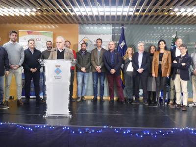 L’alcalde Pere Granados, en nom de la Corporació, felicita el Nadal als treballadors i treballadores de l’Ajuntament de Salou