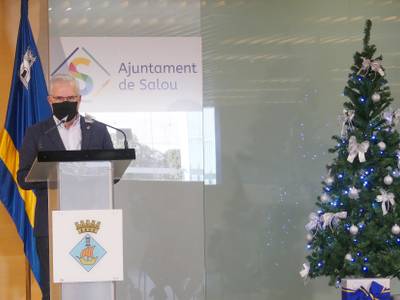 L’alcalde Pere Granados felicita el Nadal, en nom de la Corporació, a tots els treballadors i treballadores de l’Ajuntament