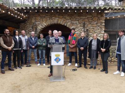 L’alcalde Pere Granados i la Corporació feliciten el Nadal a la ciutadania, a la Masia Catalana