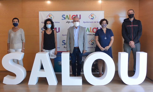 L’alcalde Pere Granados rep el nou equip directiu de l’Escola Europa de Salou