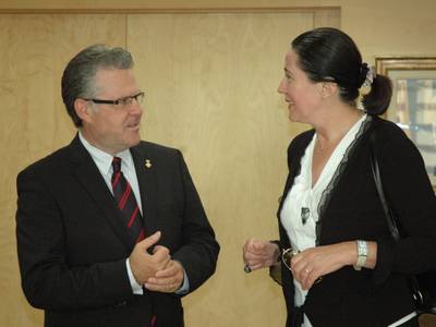 L’Ambaixadora de Sèrbia visita Salou