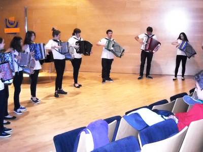 L’escola de Música d’Èibar visita l’Escola de Música de Salou