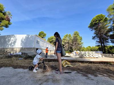 L’Escola-Institut del Cap de Salou pren forma amb la instal·lació del primer mòdul