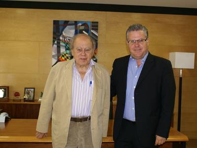L’ex President Jordi Pujol visita l’Ajuntament de Salou
