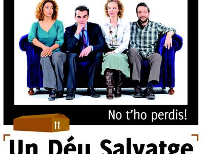 L’obra ‘Un Déu Salvatge’ arriba al TAS aquest dissabte