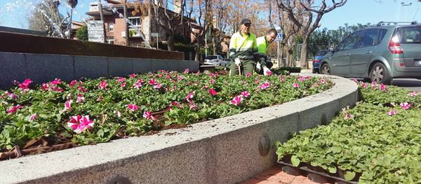 La capital de la Costa Daurada es prepara per l’inici de la temporada turística posant a punt la jardineria
