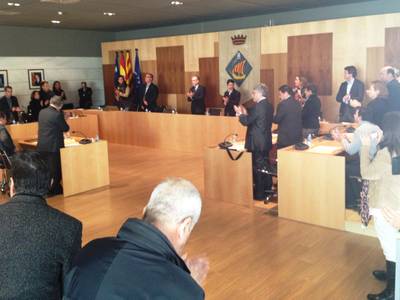 La Corporació Municipal de Salou celebra un ple extraordinari en la memòria del primer alcalde del municipi, Esteve Ferran i Ribera