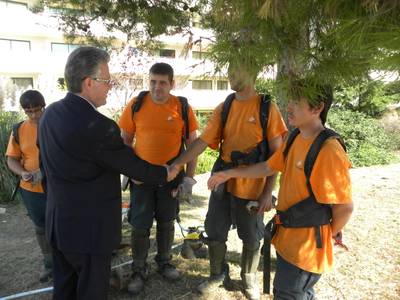 La Fundació Onada realitza un projecte per recuperar espais verds de la ciutat