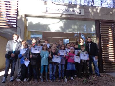 La II Olimpíada escolar d’escacs reuneix a una vintena de participants