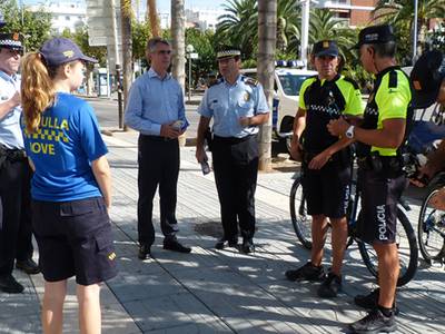 La Patrulla Jove de Salou inicia una campanya informativa per fomentar la responsabilitat en la conducció de bicicletes