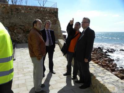 La Platja Capellans guanyarà terreny al mar amb les obres del camí de Ronda