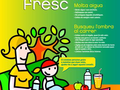 La regidoria de Salut engega una campanya informativa per l’onada de calor