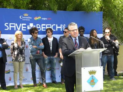 L'Ajuntament de Salou dona suport al concert 'Save the Beach' per recuperar una platja