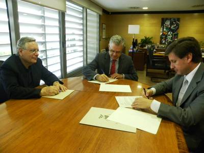 L'Ajuntament de Salou i l'Autoritat Portuària de Tarragona signen un protocol de col·laboració per al futur ús de l’antiga Pedrera al Cap de Salou