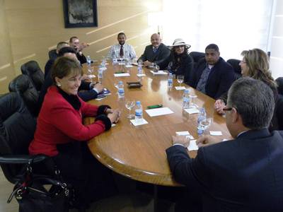 L'alcalde de Salou rep la vicepresidenta del Partido Revolucionario Dominicano (PRD)