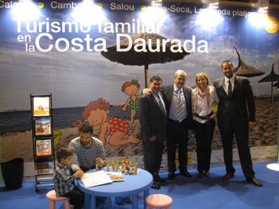 Les destinacions certificades en turisme familiar de la Costa Daurada,  presents en la fira Bebés y Mamás de Madrid