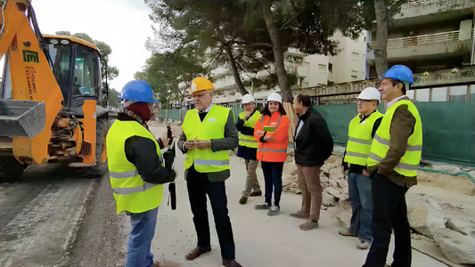 Les obres de Carles Buïgas de Salou avancen a bon ritme i enfocades a millorar l'espai per a les persones
