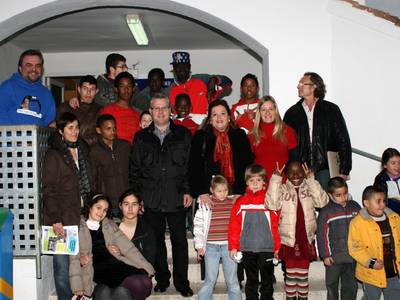 Lliurament als joves del Dofí Màgic de Salou dels diplomes dels premis Nafent