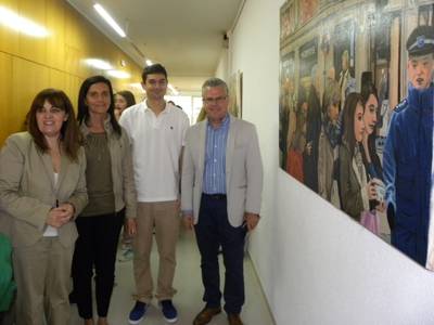 Pedro Colom protagonista de la vuitena mostra d’artistes pròxims de l’Institut Jaume I
