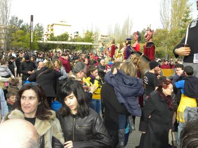 Quinze colles de gegants i actes per a tots els públics, plats forts del primer diumenge de  Festa Major d'Hivern
