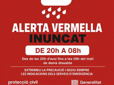 Salou activa el DUPROCIM davant l’alerta vermella de l’INUNCAT