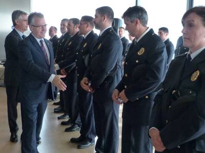Salou celebra els Patrons de la Policia Local en un acte al saló de plens