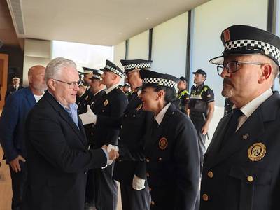 Salou celebra la festa del patró de la Policia Local agraint la lleialtat i l'esperit de servei dels agents