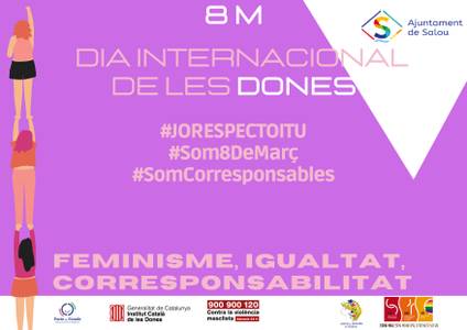 Salou es bolca amb la celebració del 8M, Dia internacional de les Dones