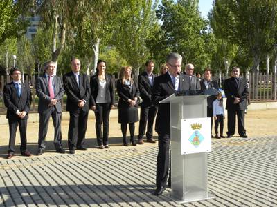 Salou honora al fill adoptiu de Salou Manuel Albinyana amb un parc