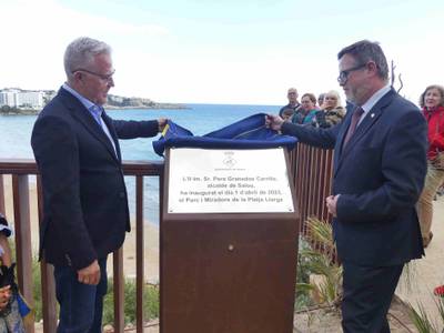 Salou inaugura el nou parc i miradors de la platja Llarga