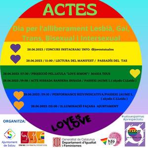 Salou instal·larà demà dimecres una bandera irisada al passeig Jaume I, en el marc dels actes del programa del dia de l’Orgull LGBTIQ+