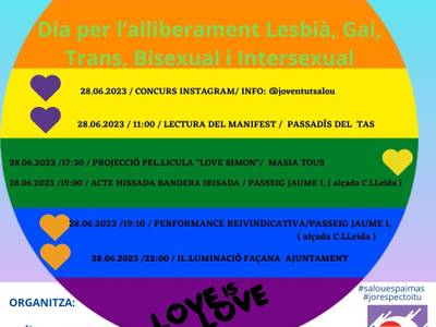 Salou instal·larà demà dimecres una bandera irisada al passeig Jaume I, en el marc dels actes del programa del dia de l’Orgull LGBTIQ+