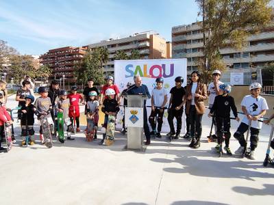 Salou obre les portes del nou skatepark, una reivindicació del jovent del municipi