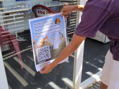 Salou recull, per primera vegada, la valoració de les platges per part dels turistes mitjançant el codi QR