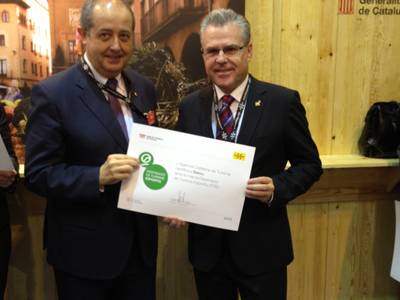 Salou rep de mans del conseller d’Empresa i Ocupació la Destinació de Turisme Esportiu a Fitur