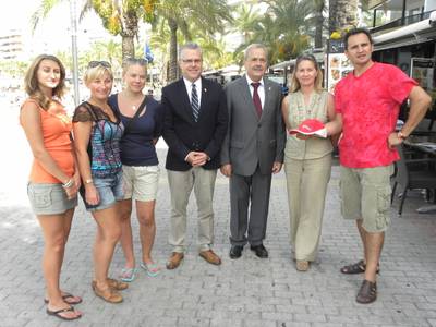 Un grup de periodistes de la Federació Russa visita Salou