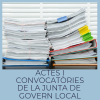Actes i convocatòries de la Junta de Govern Local