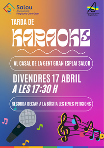 Tarde de Karaoke en el Casal de la Gent Gran