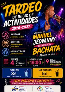 Tardeo de inicio de actividades en el Casal de la Gent Gran