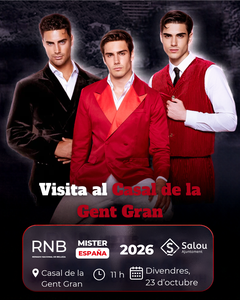 Visita de los Mister RNB Espanña al Casal de la Gent Gran
