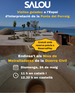Visita guiada en el Espacio de Interpretación de la Punta del Porroig (catalán)
