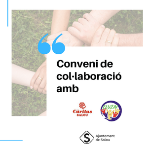 Se renueva el convenio de colaboración de Bienestar y Servicios Sociales de Salou con Cáritas Interparroquial y con la Asociación de Asistencia Social Eluzai