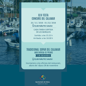 El lunes arranca una nueva edición de la Fiesta del Calamar en las aguas de Salou