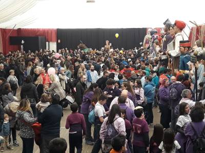 La 33ª trobada de gegants y la pedalada popular, protagonistas del primer domingo de Fiesta Mayor