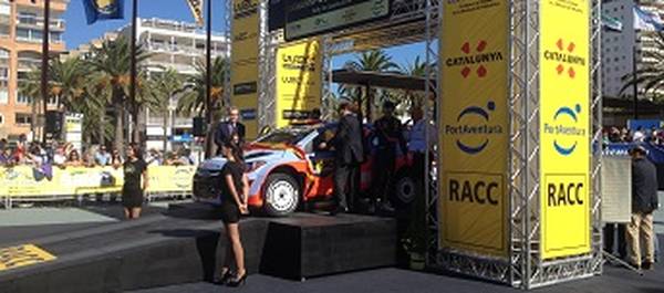 Cerimònia oficial de sortida del RallyRACC 2014 al passeig de Jaume I de Salou