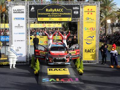 Loeb-Elena (Citroën) ganan el 54 RallyRACC-Catalunya-COSTA DAURADA por novena vez