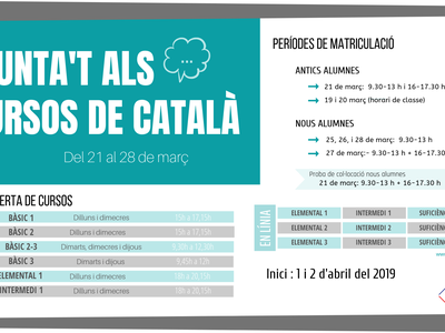 El Servicio de Catalán de Salou abre un nuevo periodo de matrícula para los cursos de aprendizaje de la lengua