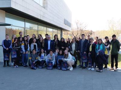 Salou da la bienvenida a un grupo de alumnos alemanes de intercambio con el Instituto Marta Mata